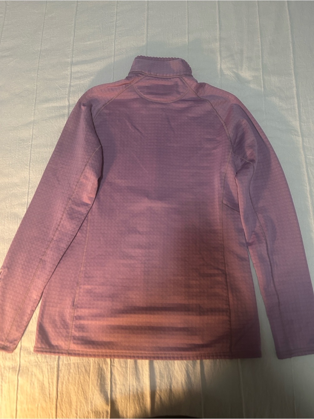 Patagonia Women's Waffle-Knit Pullover in Light Pink/Purple - Picture 3 of 7